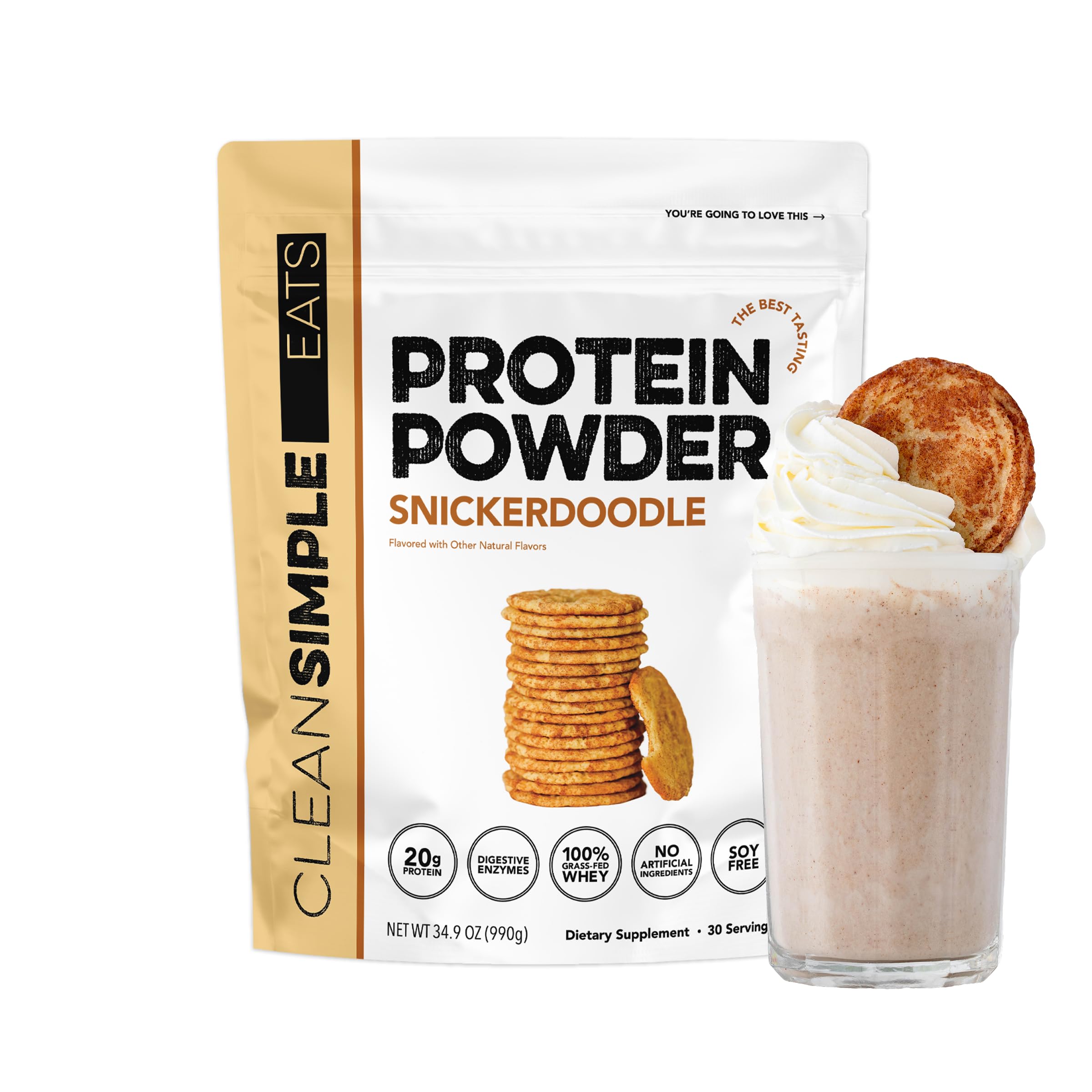 Clean Simple Eats Whey Isolate Protein Powder, Variety Pack, 10 Stick Packs — Amazon image 21