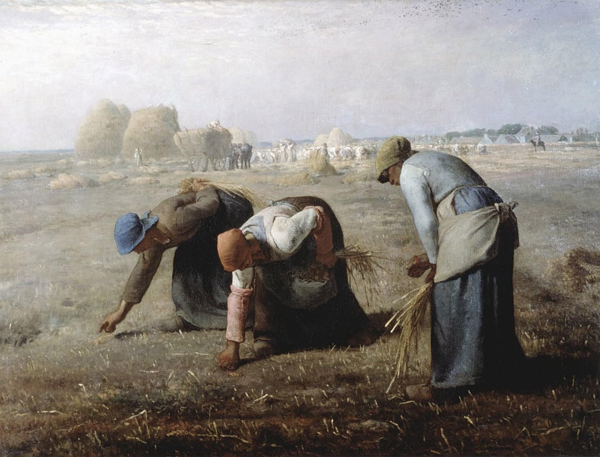 POSTERIIk Famous Animal Posters Vintage Picture the Gleaners by Jean Francois Millets Modern Wall Decor for Home Decor 60x90cm