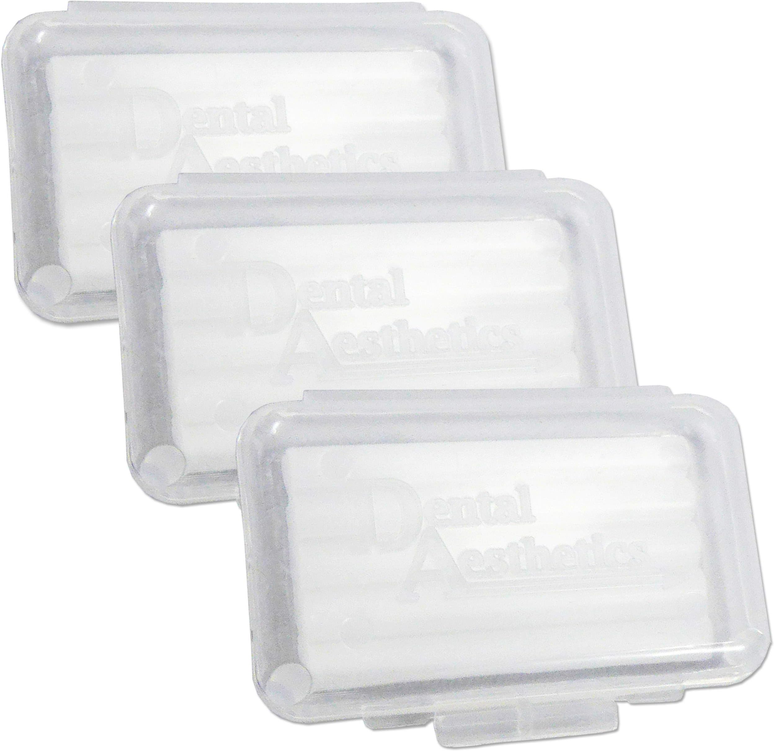 UK Orthodontic Dental Brace Wax 3 Boxes Of 5 Strips Relief Wax For Ortho Care