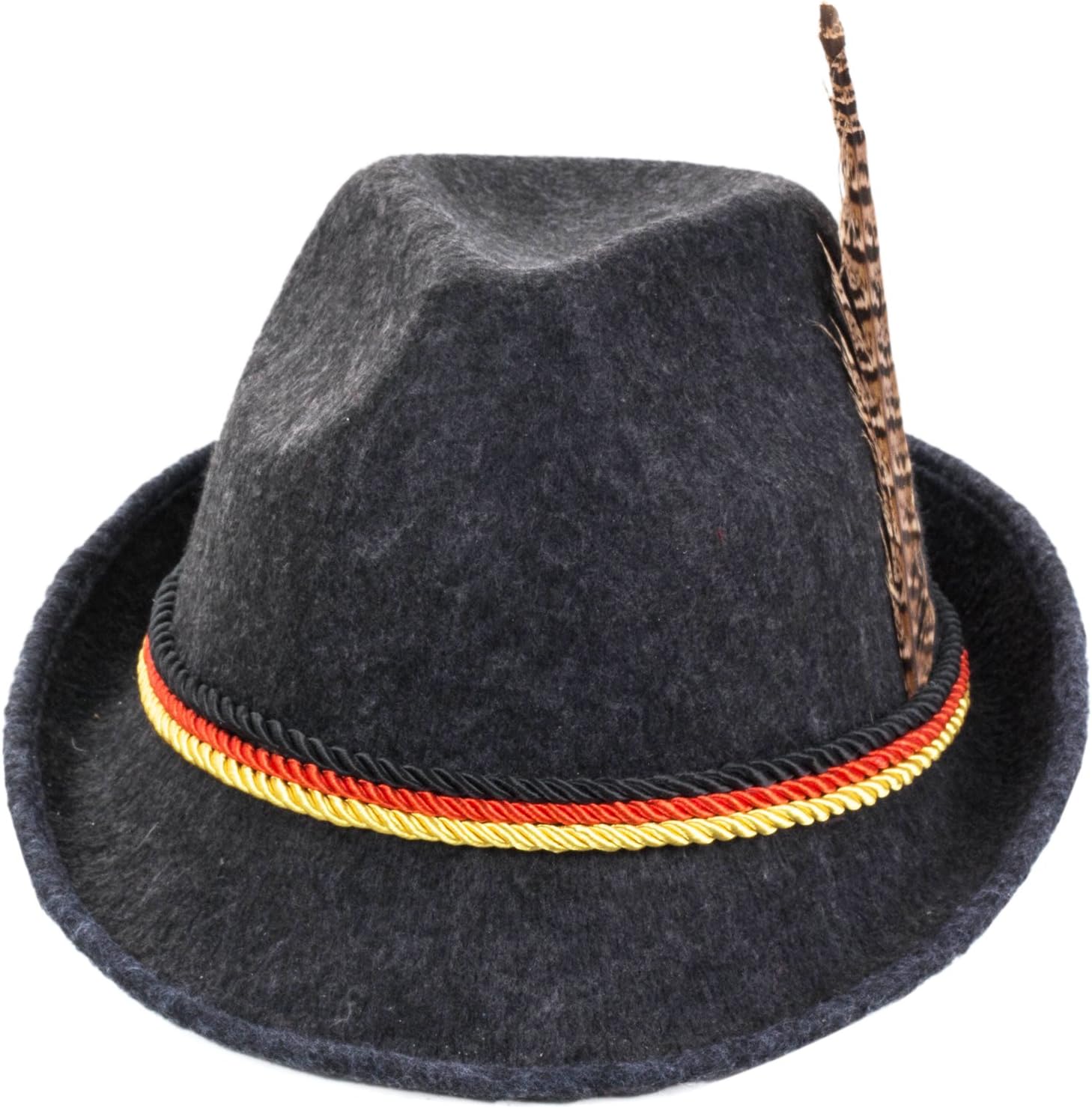Tigerdoe Oktoberfest Hats - German Alpine Hat - Bavarian Hat with Feather (2 Pack)