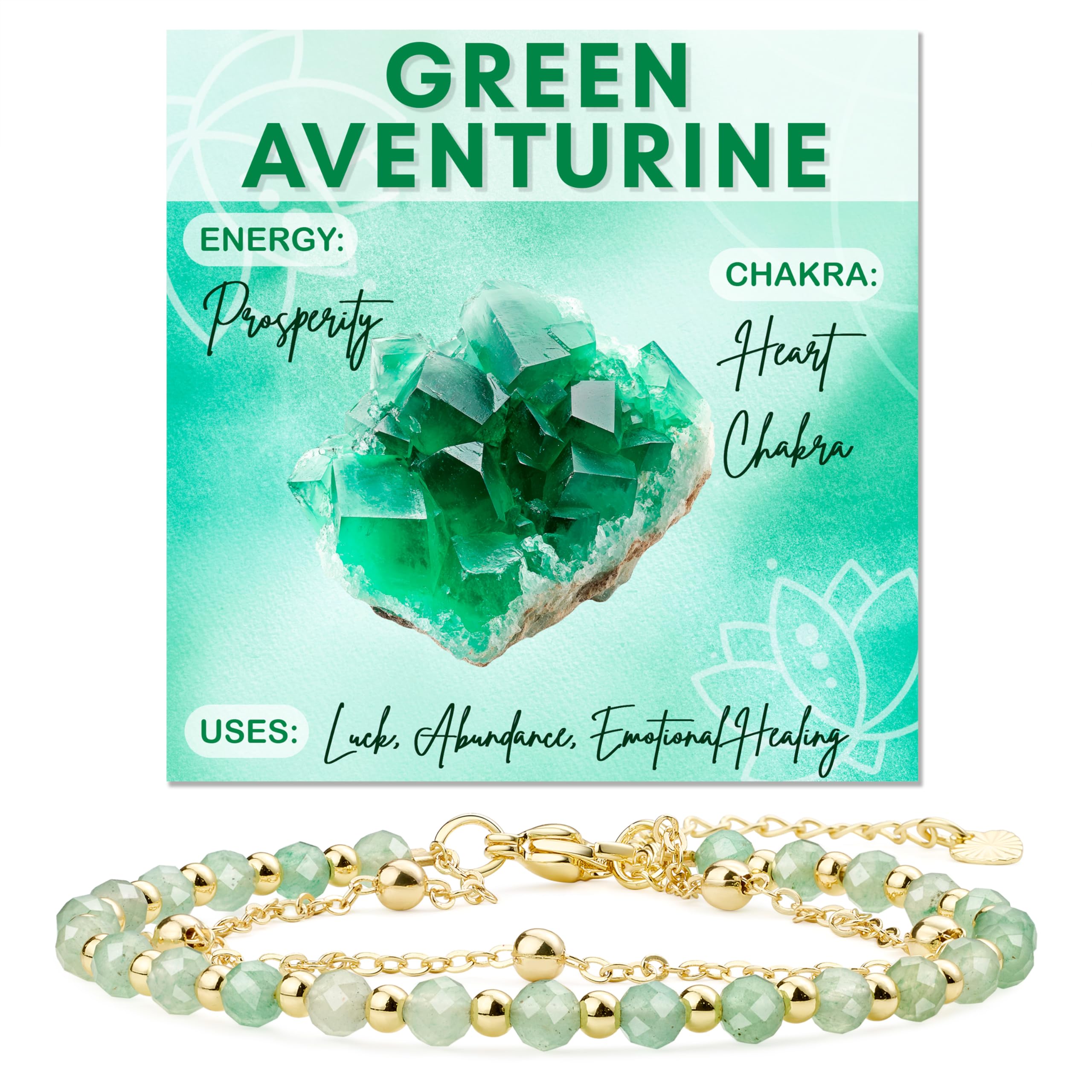 Farfume Bracelet en pierres naturelles pour femme, perles en pierre naturelle de 4 mm, gemmes travaillées à la main, bijoux idéaux en guise de cadeau