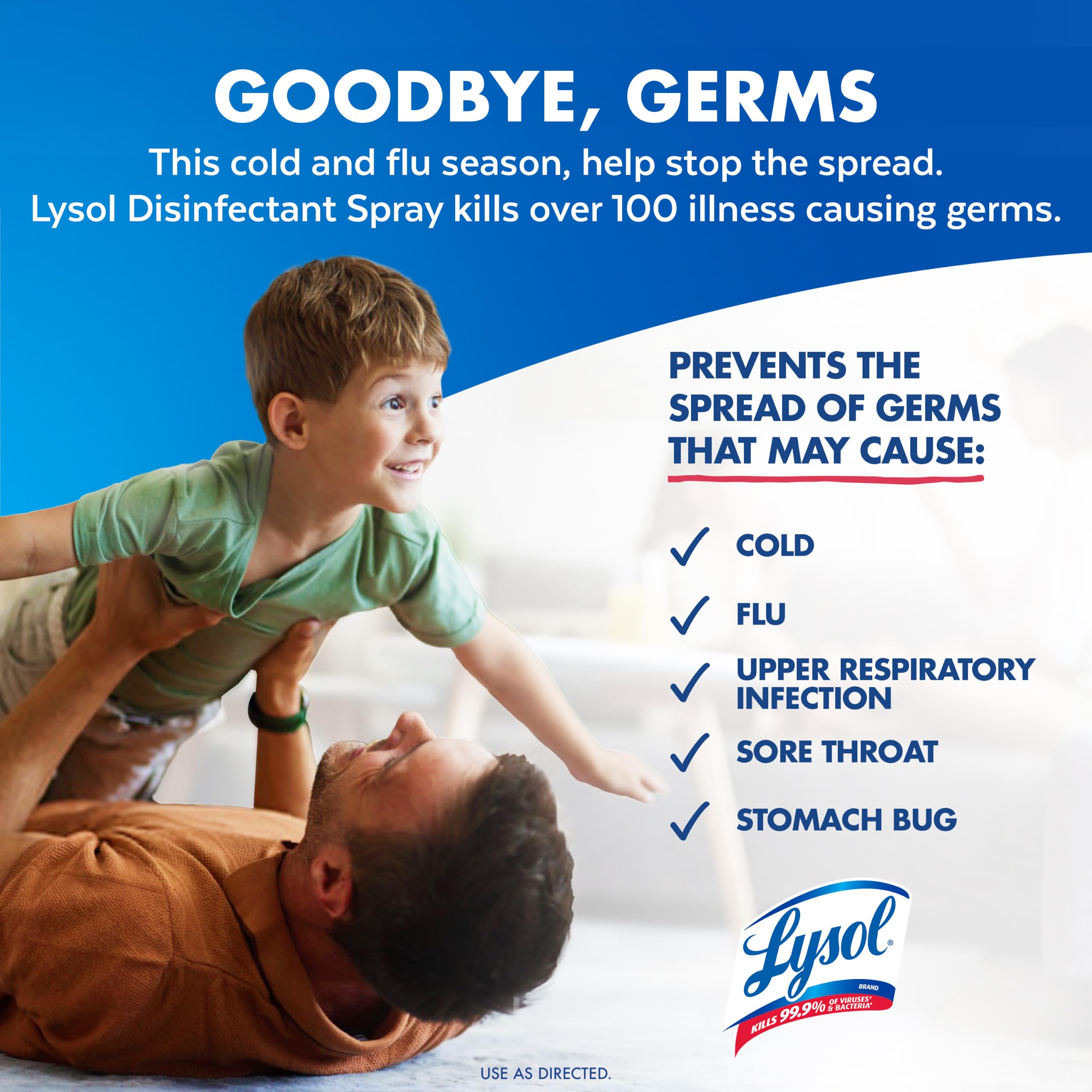 19 oz Crisp Linen Disinfectant Spray, 2 Pack W382818