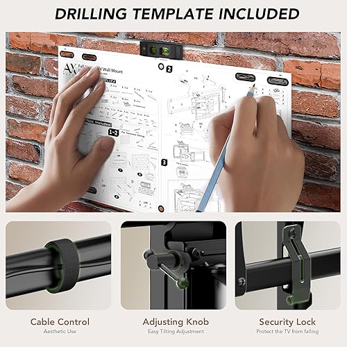 Miniatura 8 de Soporte de pared para TV con toma de corriente AX01MB02
