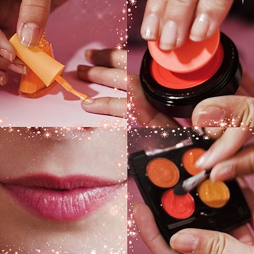 Miniatura 3 de Miraculous Ladybug, 10 en 1 Rena Rouge - Juego de maquillaje para niños con esmalte de uñas, lápiz labial, paleta de polvo prensado, brillo de