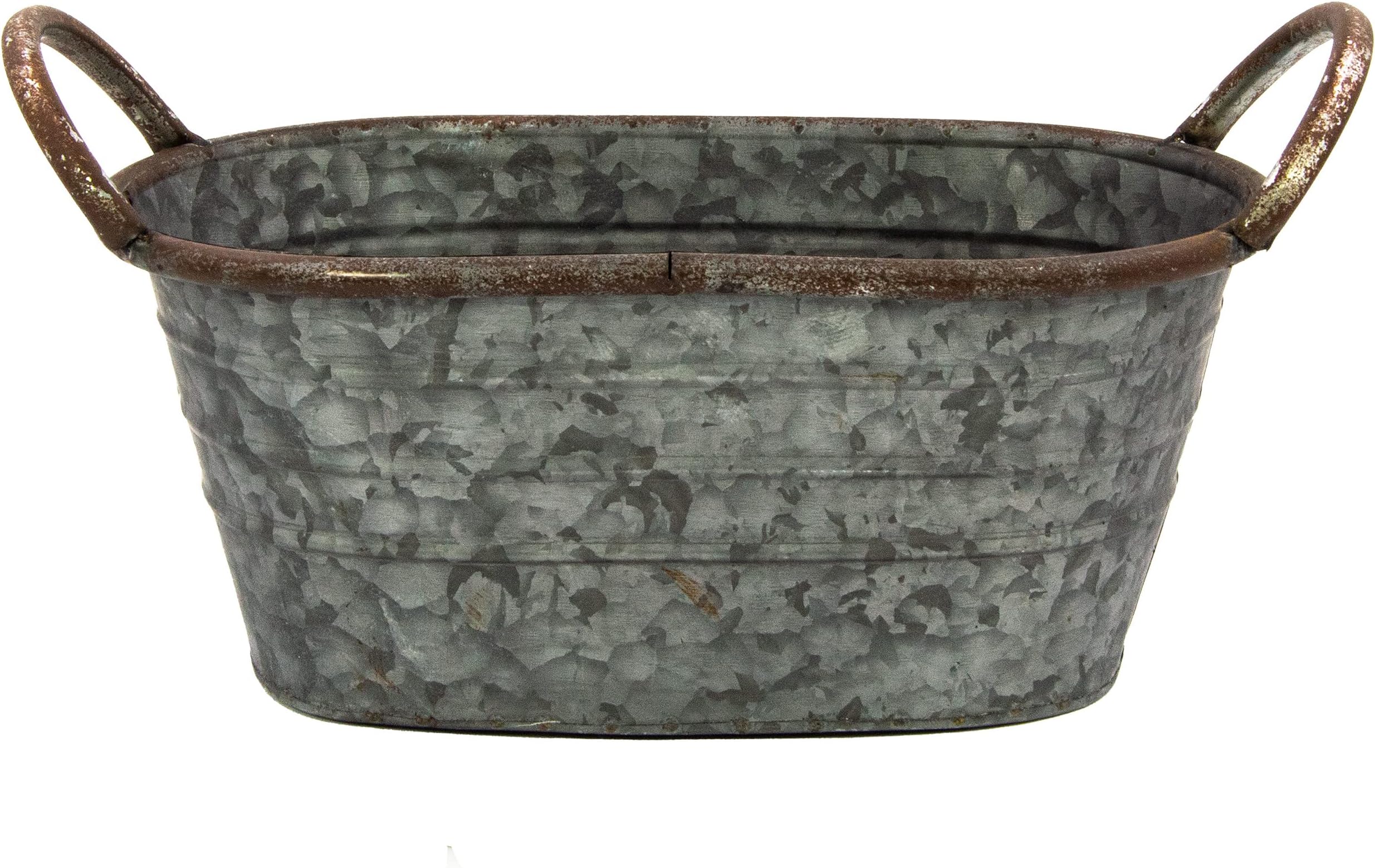 Blümelhuber Verzinkte Wanne Schale zum Bepflanzen Garten Deko