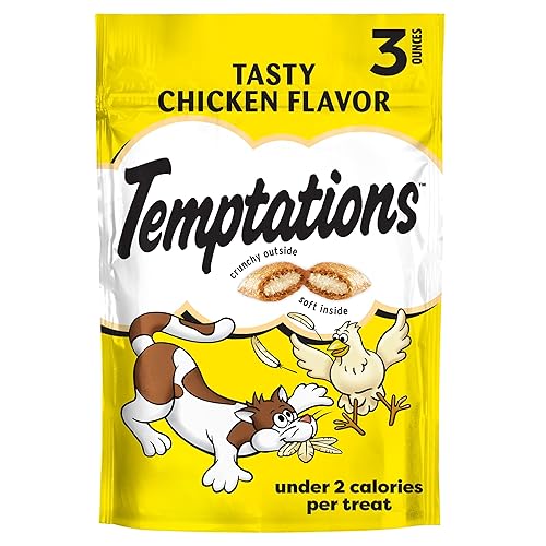 Temptations Cat Treats Classic Crunchy and Soft Cat Treats, Tasty