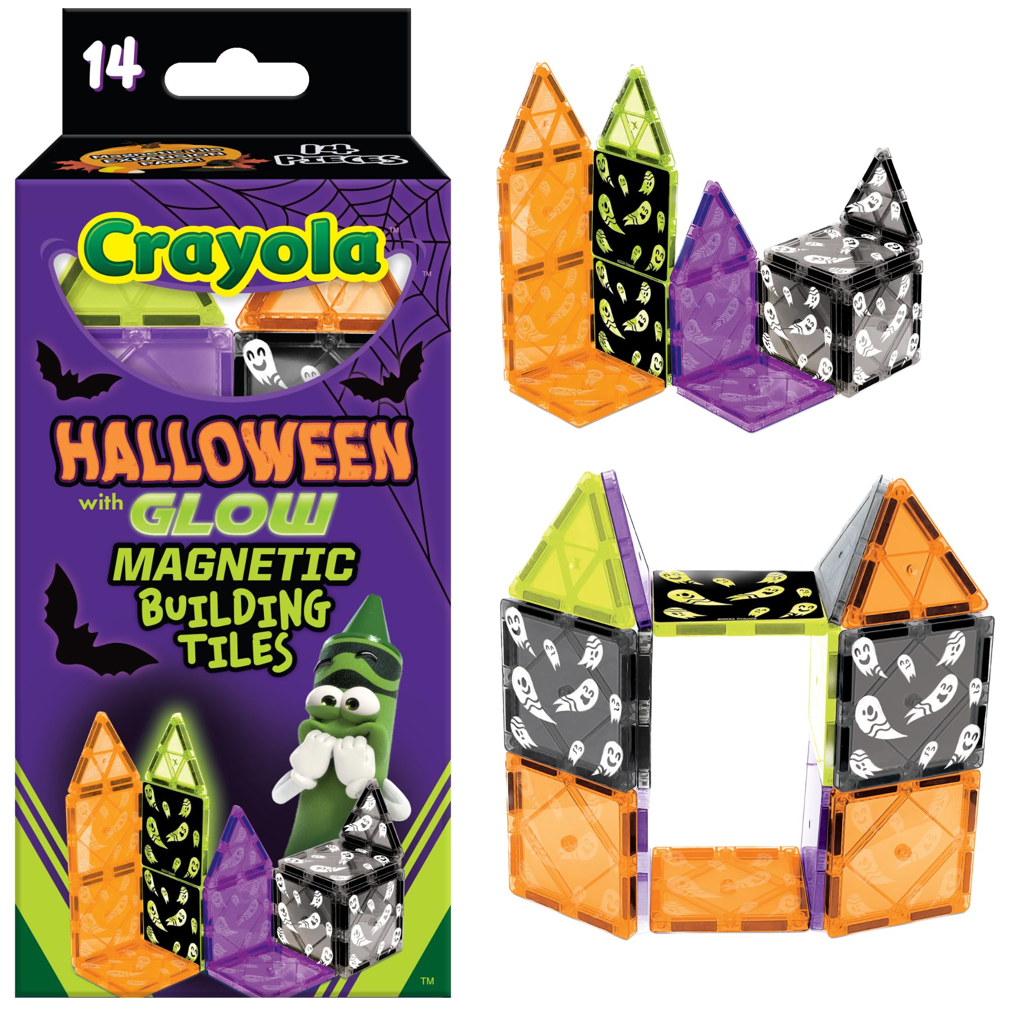 Amazon.com: CreateOn Crayola Halloween Glow in The Dark Magnetic