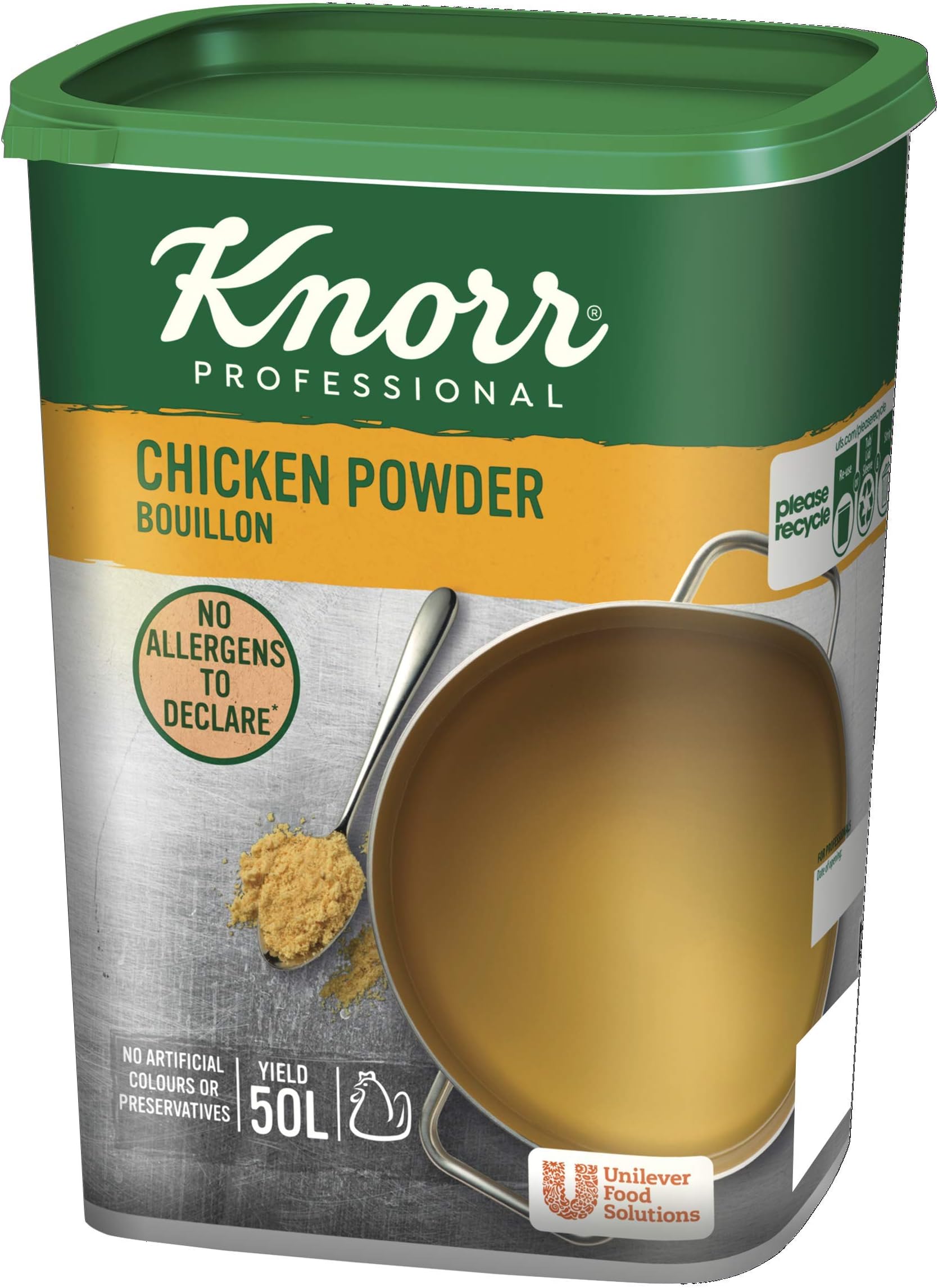 Professional Chicken Powder Bouillon, Flavourful Chicken Base for Soups, Stocks and Broths, 1 kg