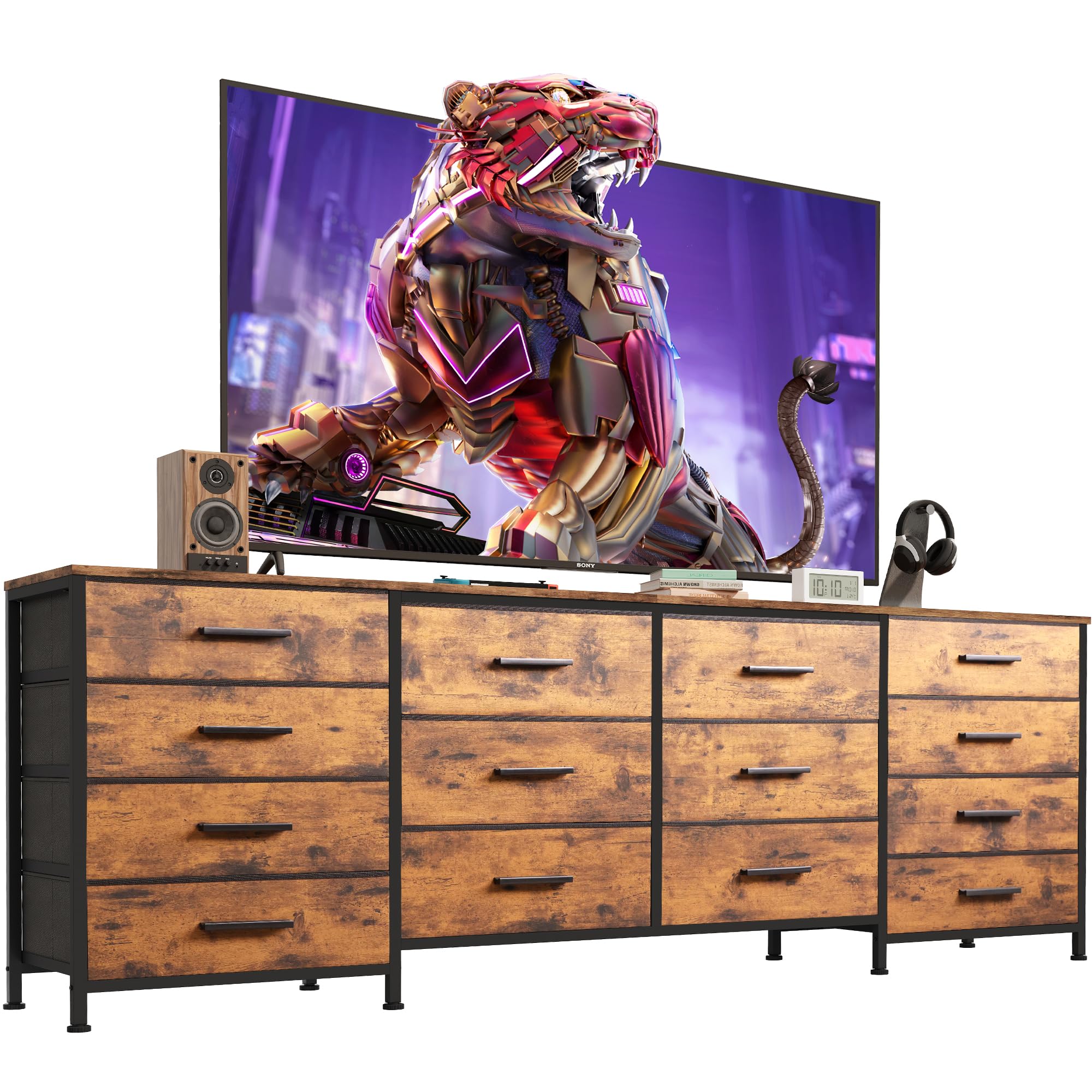 chinese dress ladies Behost TV Stand for 75 Inch, Dresser TV Stand with 2 Large Dresser Dra –  Keenstone.com