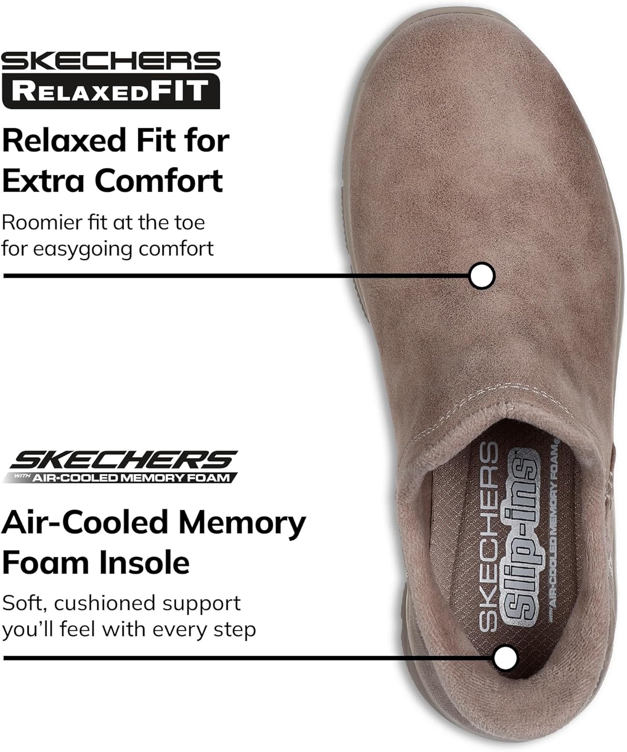 Skechers womens Easy Going - Modern Hour - Hands Free Slip-ins - Image 4
