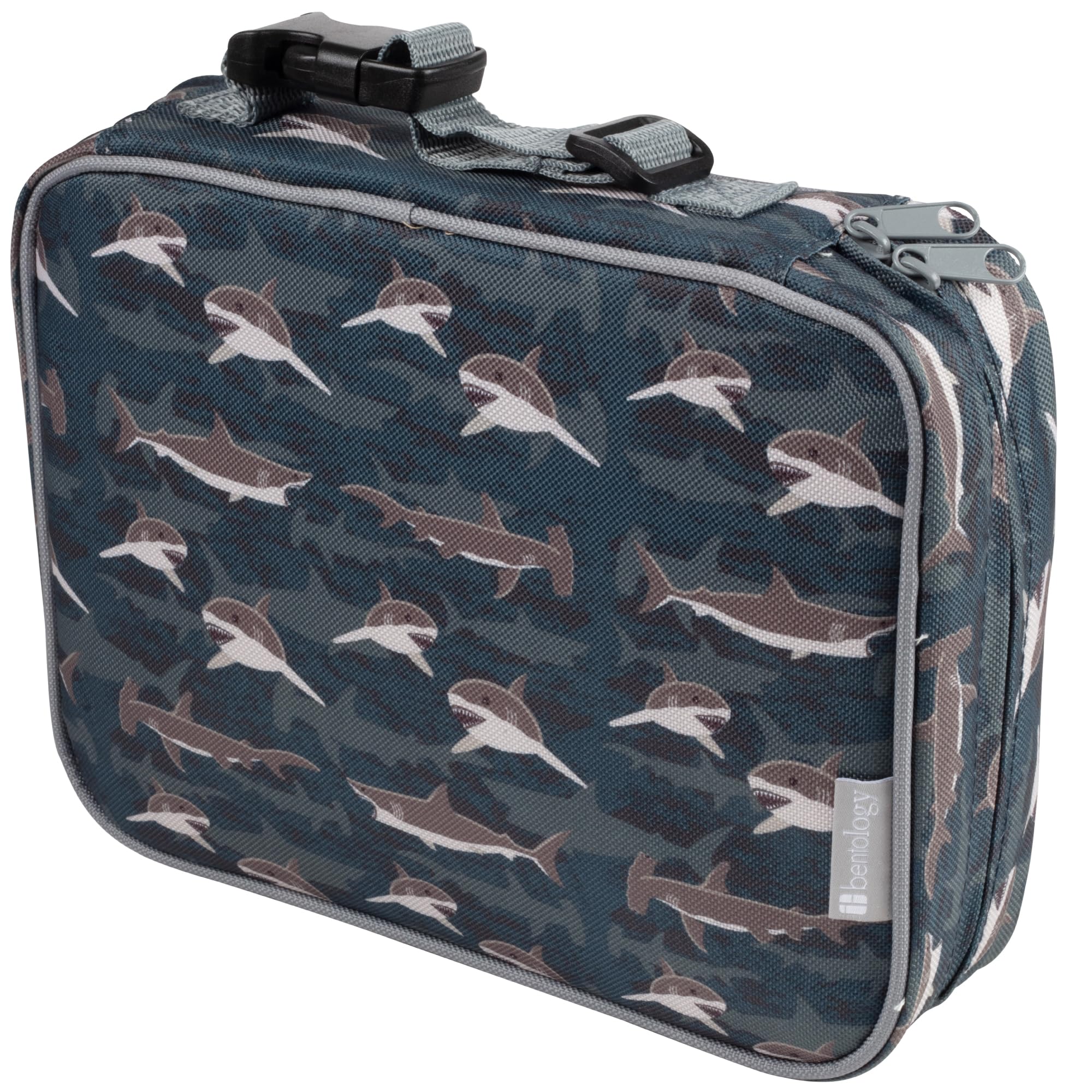 Bentology Insulated Lunch Bag for Kids & Adults- Reusable Thermal Sleeve w Clip on Handle- Easy to Clean Water-Resistant Lunchbox Tote- Mini Cooler Bag for Work School, Picnic, Daycare- Back to School