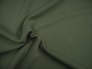 Bullet Textured Liverpool Fabric 4 Way Stretch Olive Drab T36