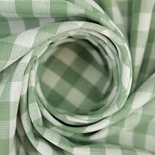 VICHY COTTON FABRIC GINGA II SERIES WIDTH 140cm PER METER (GREEN, 1)