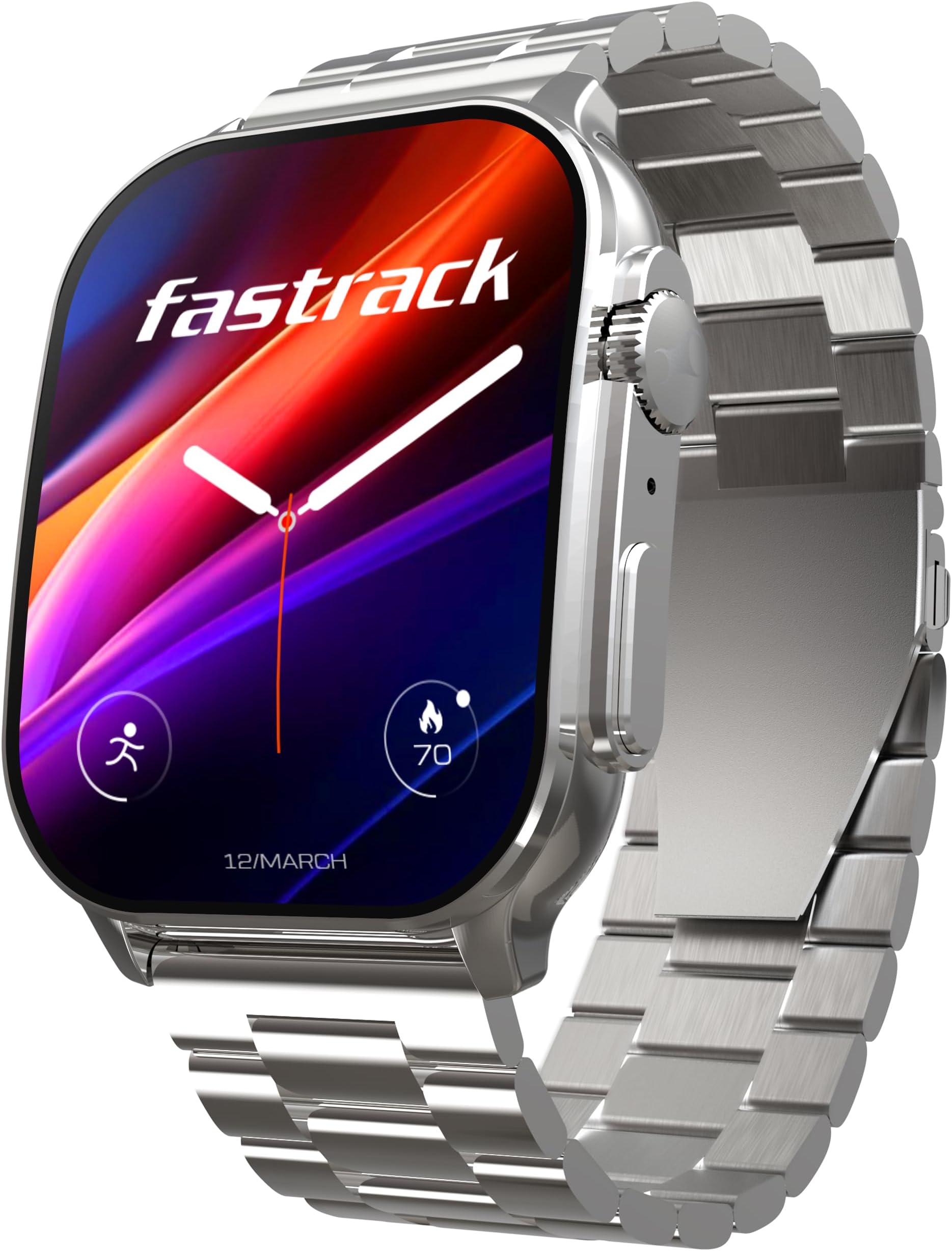 Astor FS2 Pro Smart Watch, 2.9 Inch AMOLED Display, 410 x 502 Resolution, Call BT SingleSync, AI Voice Assistant, Over 100 Sports Modes and Dials