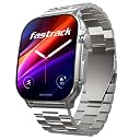 Fastrack Astor FS2 Pro 1.96" Super AMOLED Smart Watch, Metal Body with 1000 Nits Brightness, SpO2, BP & Sleep Monitor, BT Calling, 100+ Sports Modes – Smartwatch for Men & Women (Silver) gallery image