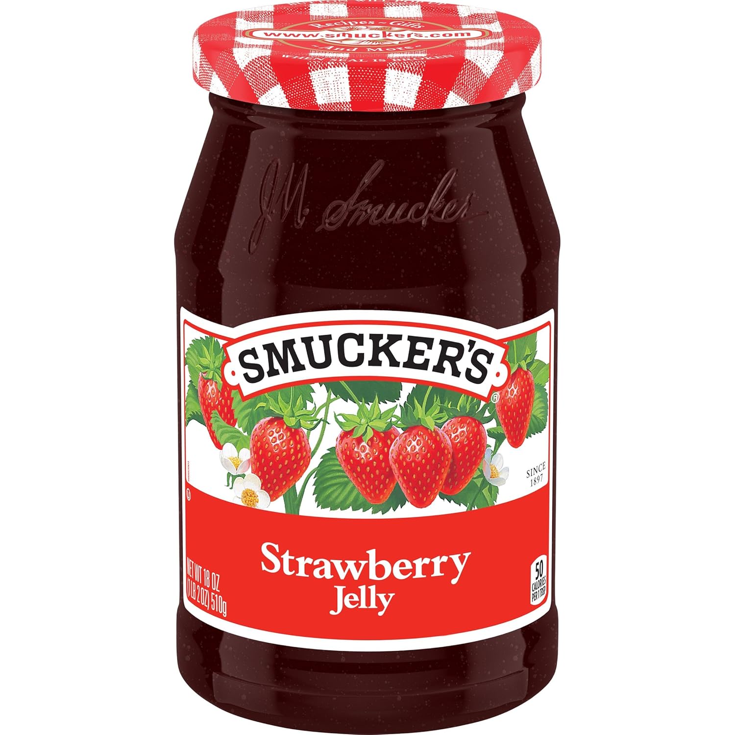 Smucker's Strawberry Jelly, 18 Ounces (Pack of 6)