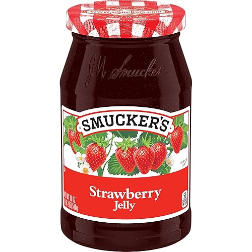 Miniatura 2 de Smuckers - Jalea de fresa hecha con jugo de fruta real tarro de vidrio de 12 onzas paquete de 1