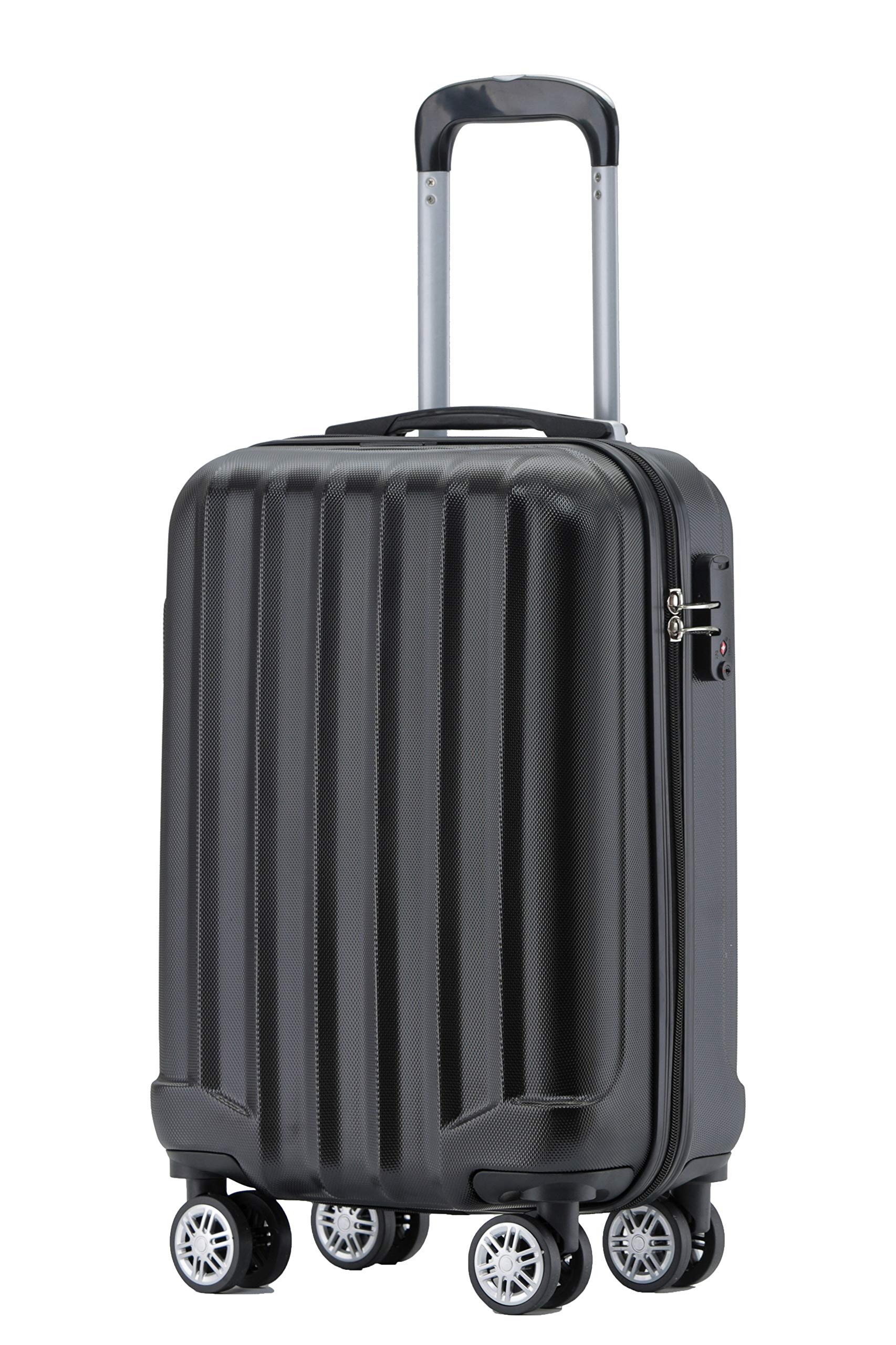 BEIBYE TSA-Schloß 2080 Hangepäck Zwillingsrollen neu Reisekoffer Koffer Trolley Hartschale Set-XL-L-M(Boardcase)