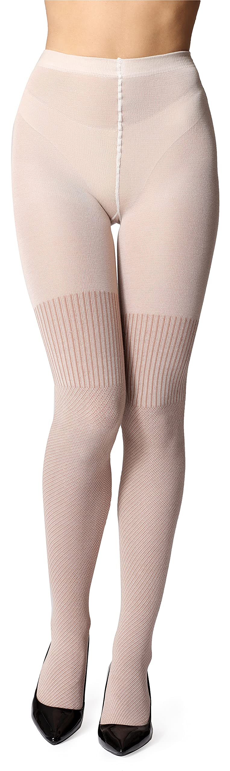 Bellivalini Strumpfhosen für Damen warme und blickdichte Kompressionsstrumpfhose Damen aus Baumwolle BLV-1116