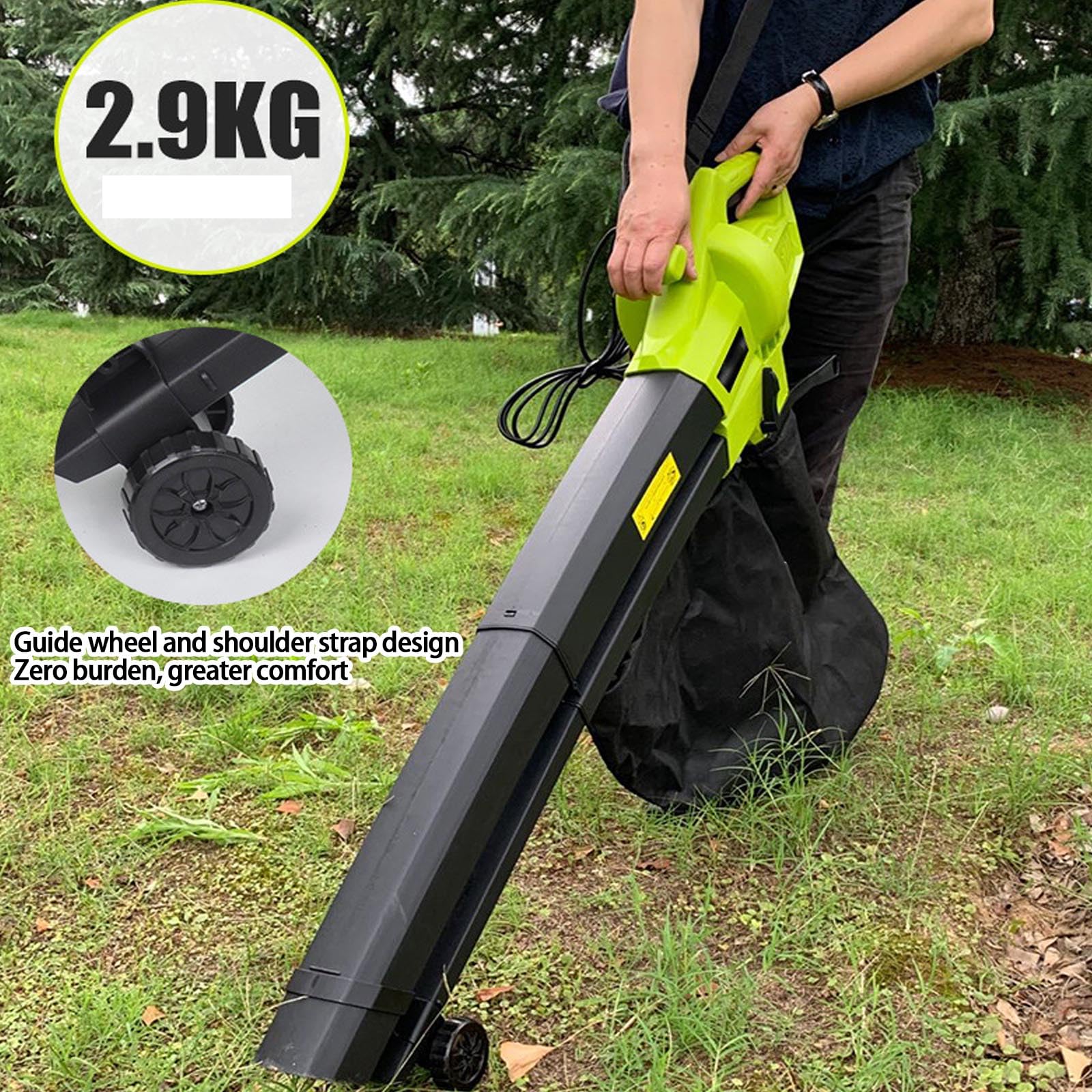 Soffiatore elettrico per foglie, 3000 W, strumento da giardino leggero con modalità di soffiaggio e aspirazione rapide per una cura efficiente del prato e manutenzione del cortile