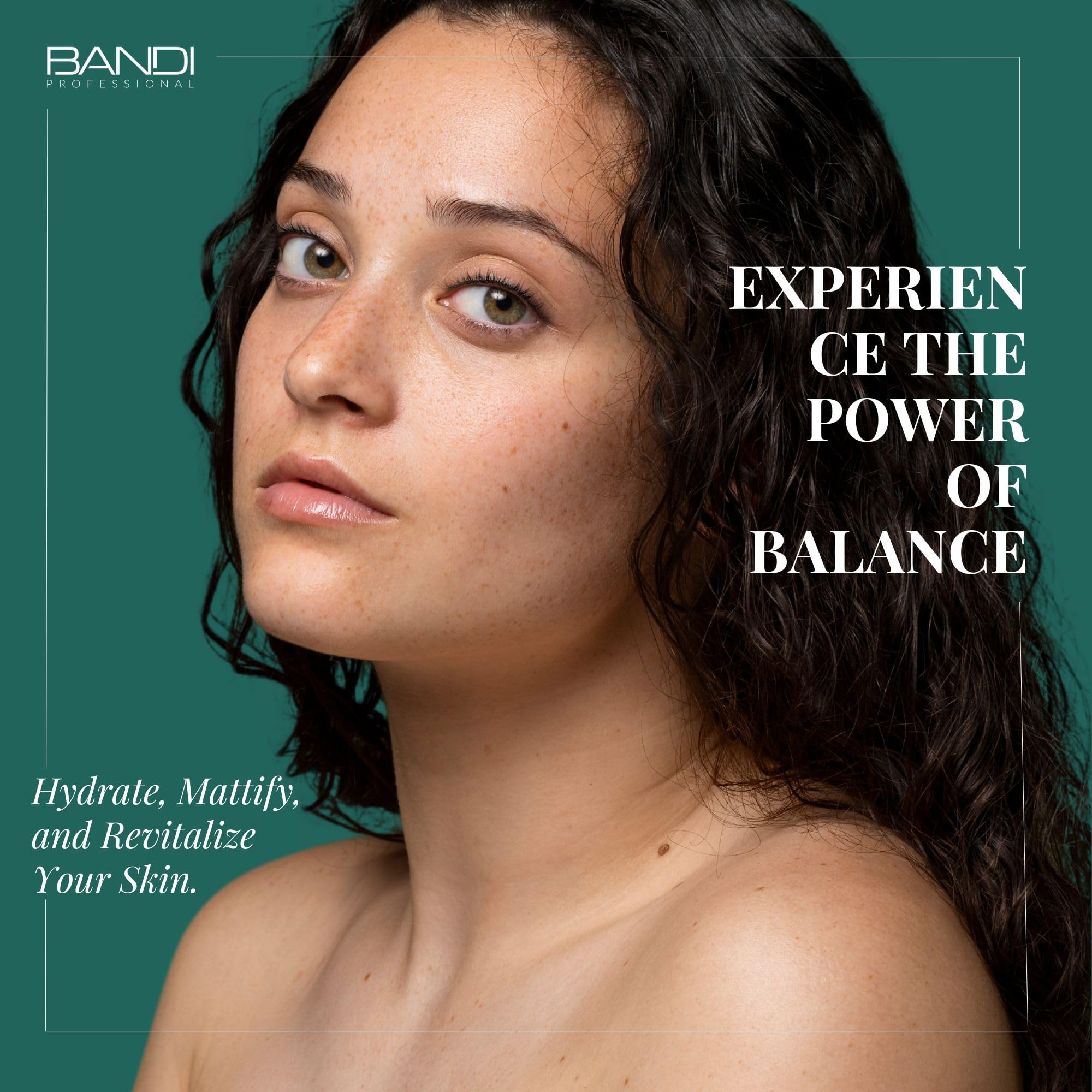 Bandi Pmf Mattifying Face Cream-Gel for Combination Oily Skin with Spirulina Vitamin B3 Hydrating Oil Control Moisturiser for Sensitive Skin Non-Comedogenic 50ml - Image 2