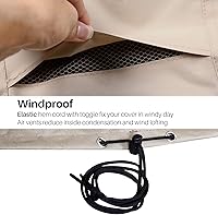 Vista 4 de Wisteria Lane Funda para muebles de exterior, impermeable, resistente e impermeable, funda rectangular para muebles de patio, 108 x 82 x 28