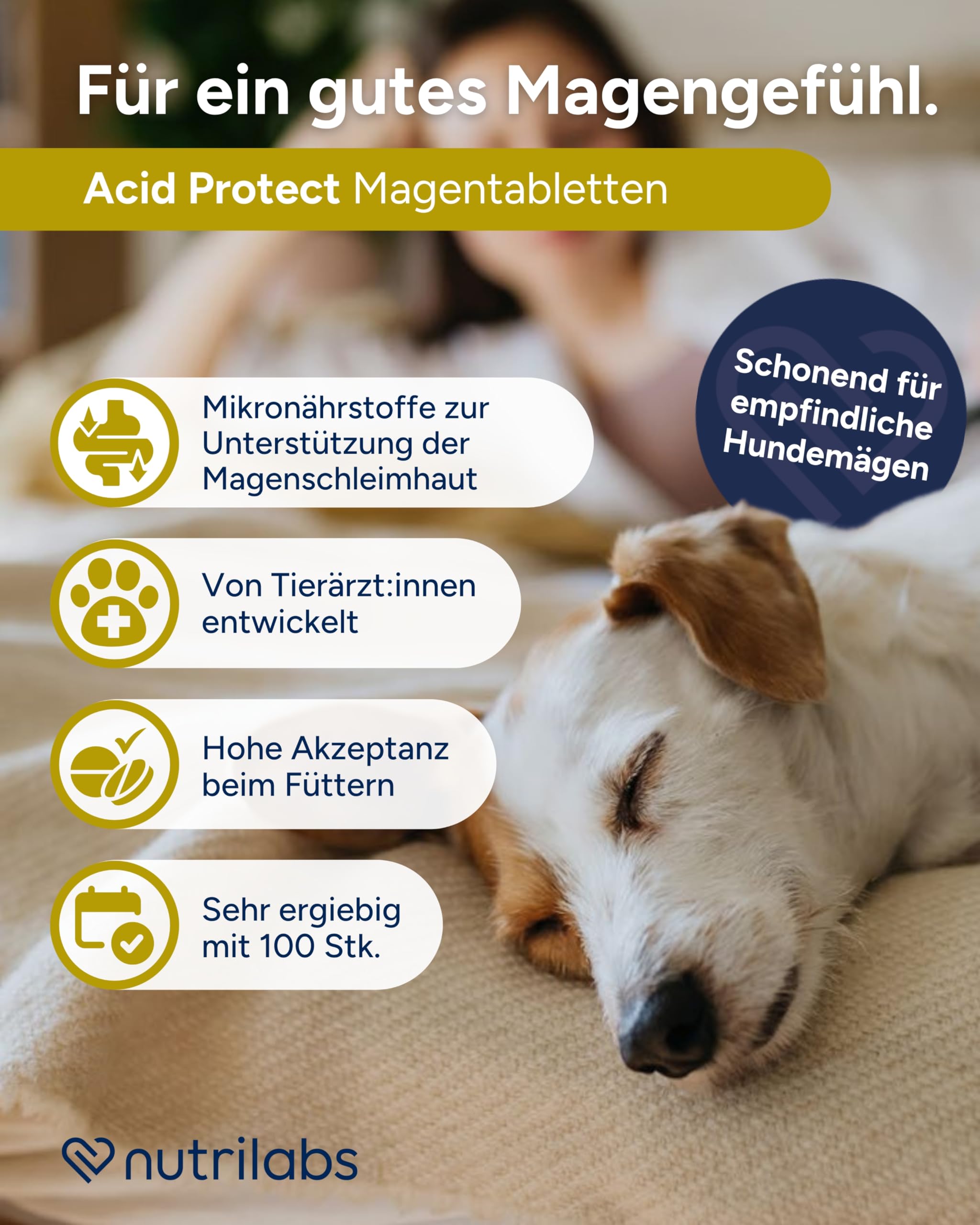 Acid Protect Kautabletten f.Hunde 100 St
