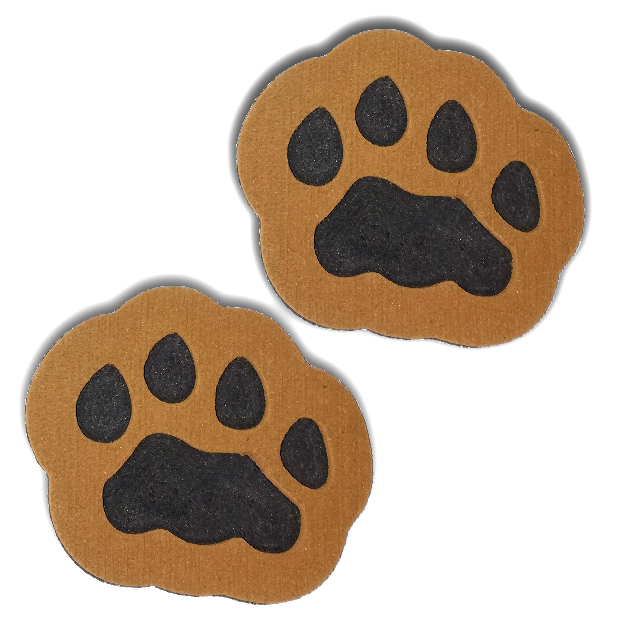 ToejamrSnowboard Stomp Pad - 2 Kitten Paws - Brown