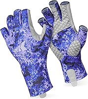 Vista 10 de KastKing La Sal Guantes de pesca UPF50+ Guantes de sol Guantes de protección UV Guantes sin dedos para hombres y mujeres para exteriores, kayak