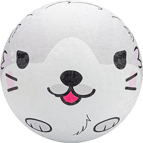 Miniatura 8 de Gaga Ball - Pelotas de 8.5 pulgadas con bomba de aire (2 unidades, animales), bolas de goma duraderas, tamaño oficial para dodgeball y balonmano,