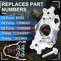 Vista 2 de M295HV Kit de bomba de aceite LS de alto volumen con juntas TCS45993 y perno equilibrador compatible con Chevy 4.8L/5.3L/6.0L Silverado Avalanche