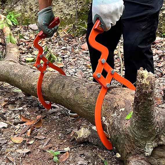 Log Tongs 20 Inch Heavy Duty Stainless Steel Tool