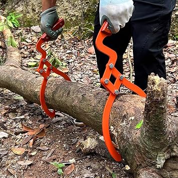 Log Tongs 20 Inch Heavy Duty Stainless Steel Tool