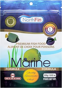 Northfin Marine Formula Fish Food 1mm, 8.8 oz 250 g