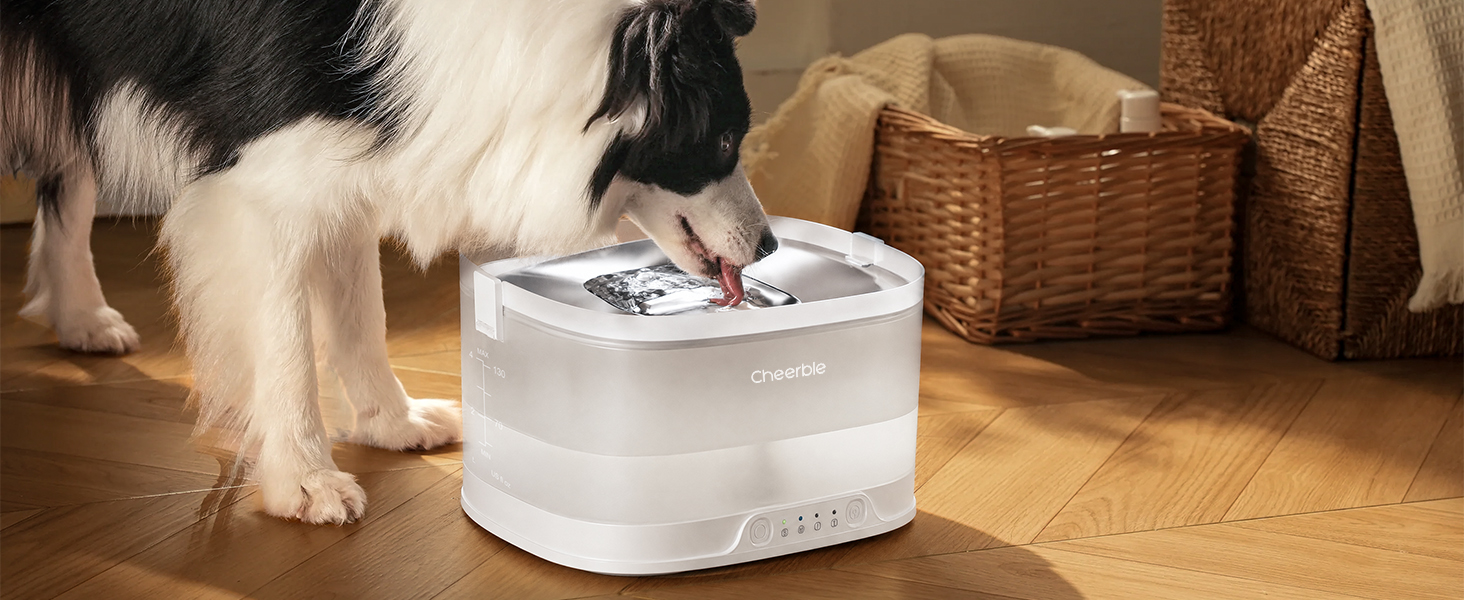 Amazon | Cheerble D1 Pro 犬用自動給水器 【アドバンス】大容量4L