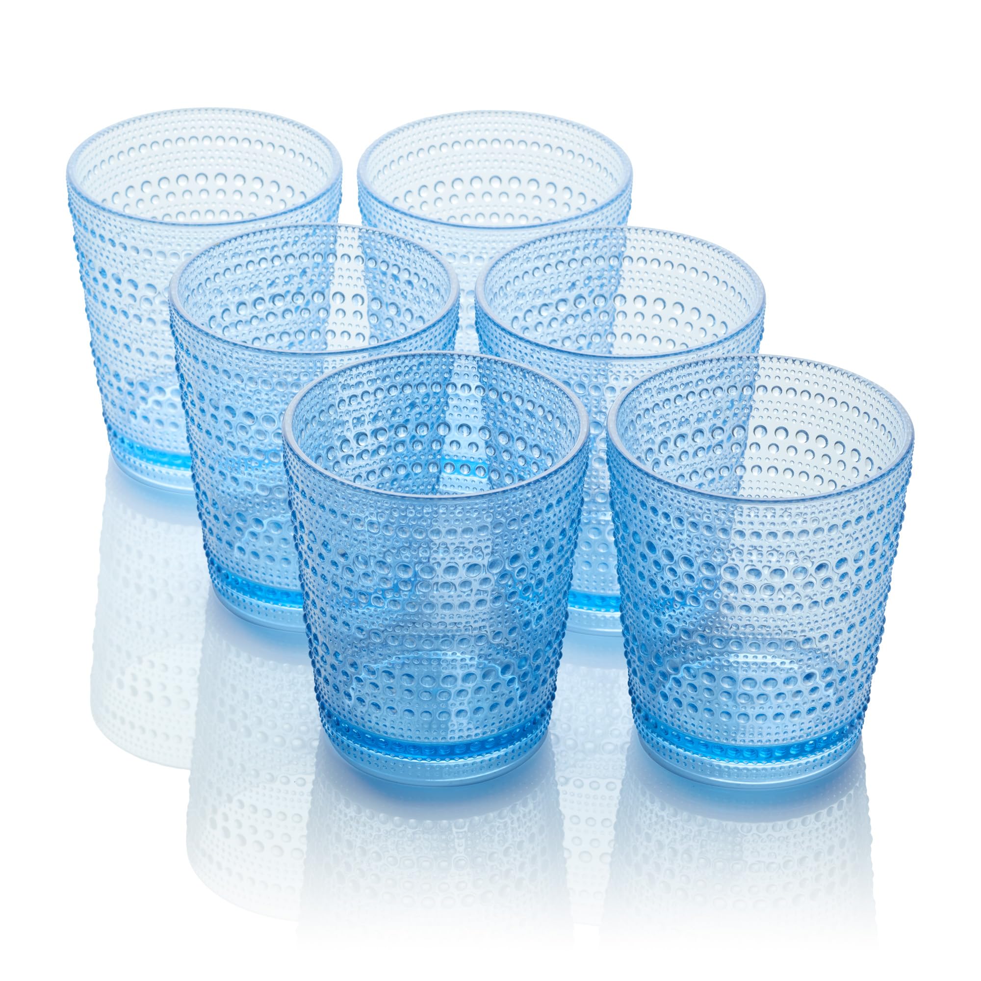 【新品未使用】Fukage Glass Amazon.com | Santa Fe Blue Set of 6 Premium Acrylic DOF Glasses 16