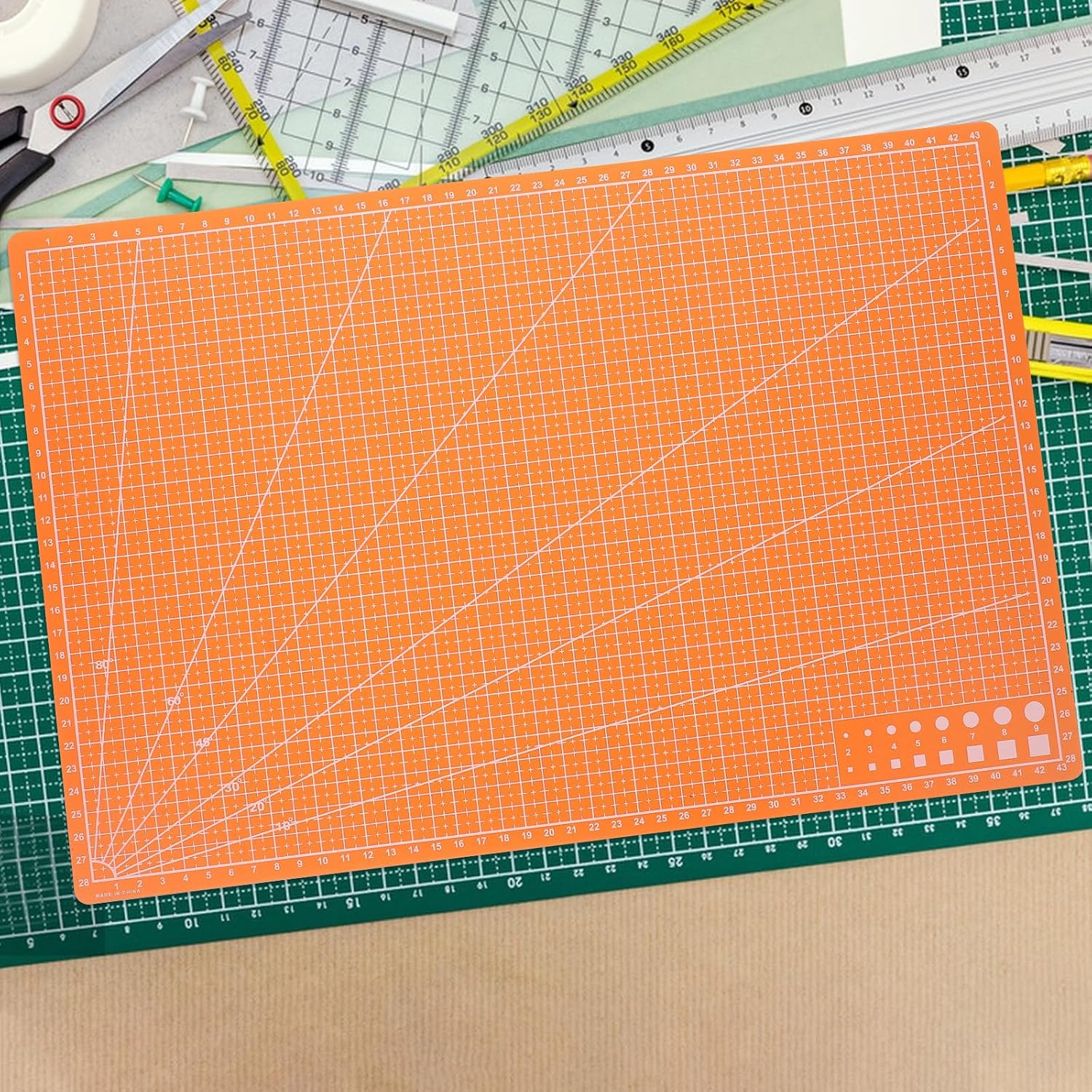 Double Sided Craft Cutting Mat for DIY Enthusiasts Artists