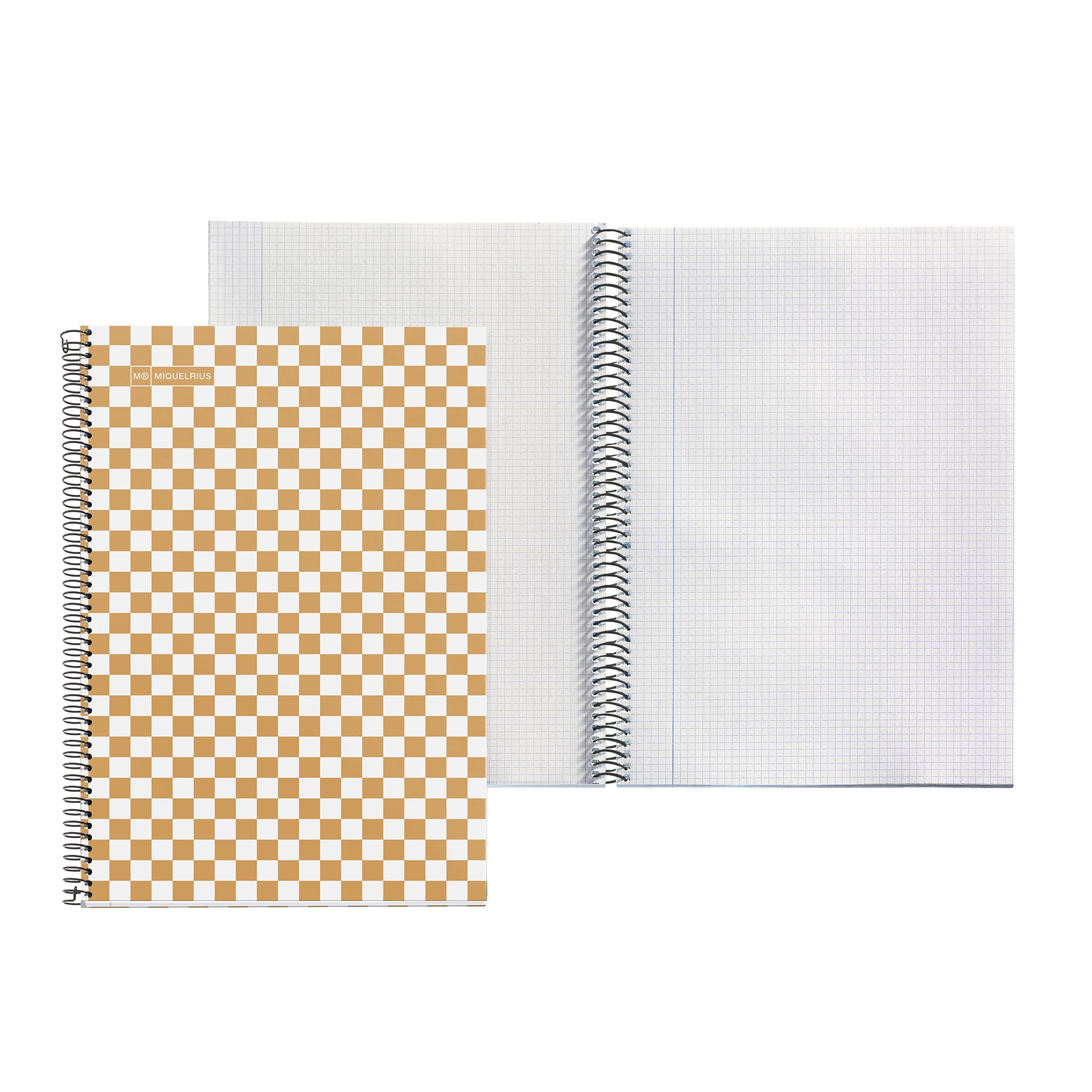 Miquelrius, School Notebook 4x4 mm, Folio Size (215 x 309 mm), 80 Sheets of 90 g/m², 4x4 mm Grid with Margin, Spiral Binding - Image 3