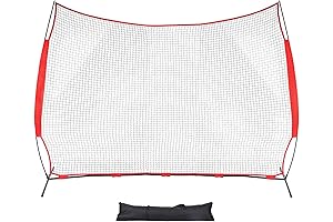 Collapsible Barricade Backstop Net 12x9 ft