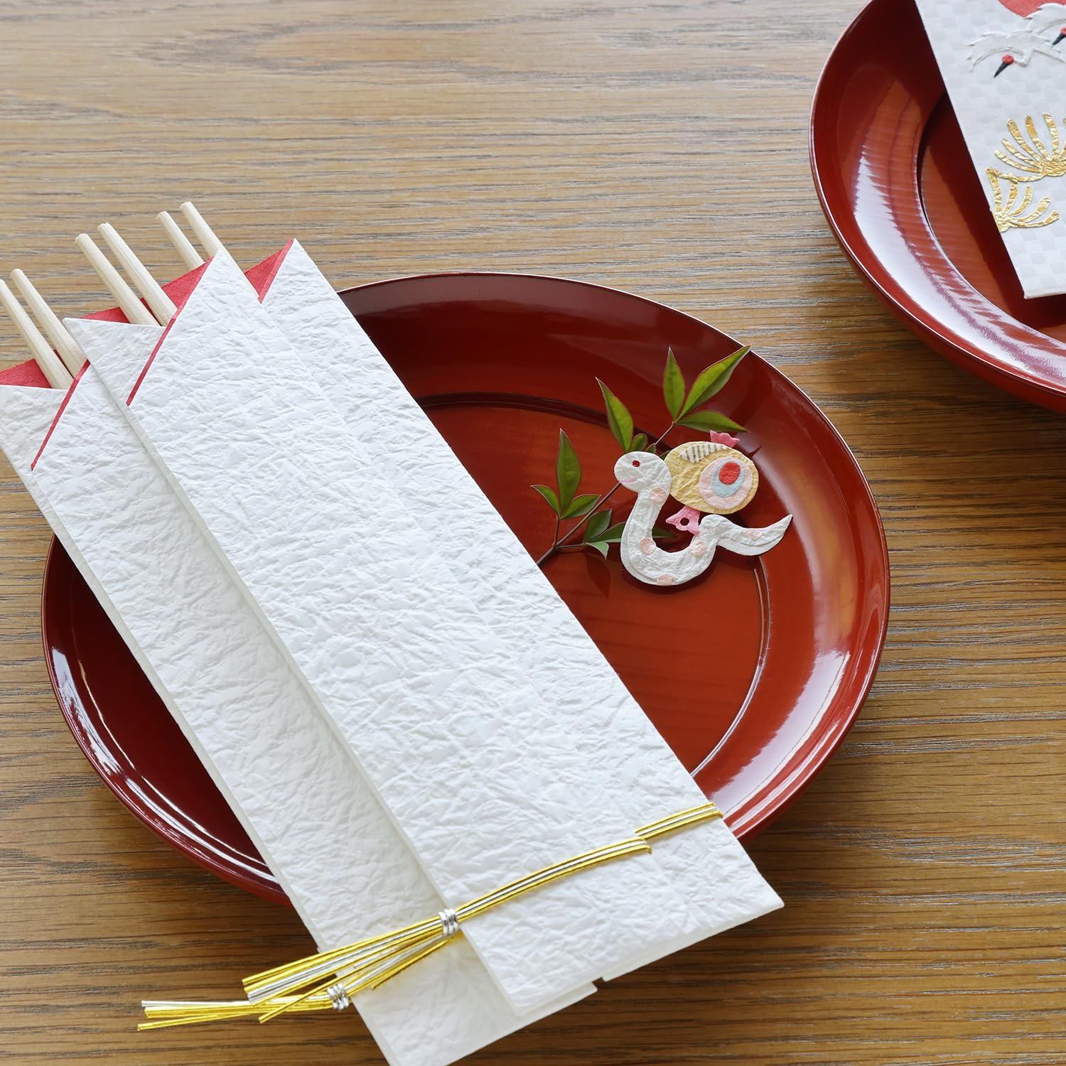 Amazon | めでたや 祝箸 丸箸 3膳入 | 国産 祝い箸 セット 箸包み