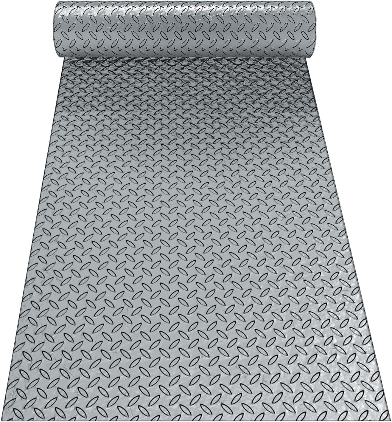 7.55x20ft Garage Floor Protection Mat – Industrial-Grade PVC, Anti-Slip & Cuttable – for Oil, Salt, Mud – Covers Cracks in Garages/Workshops GRATY (GRATY)