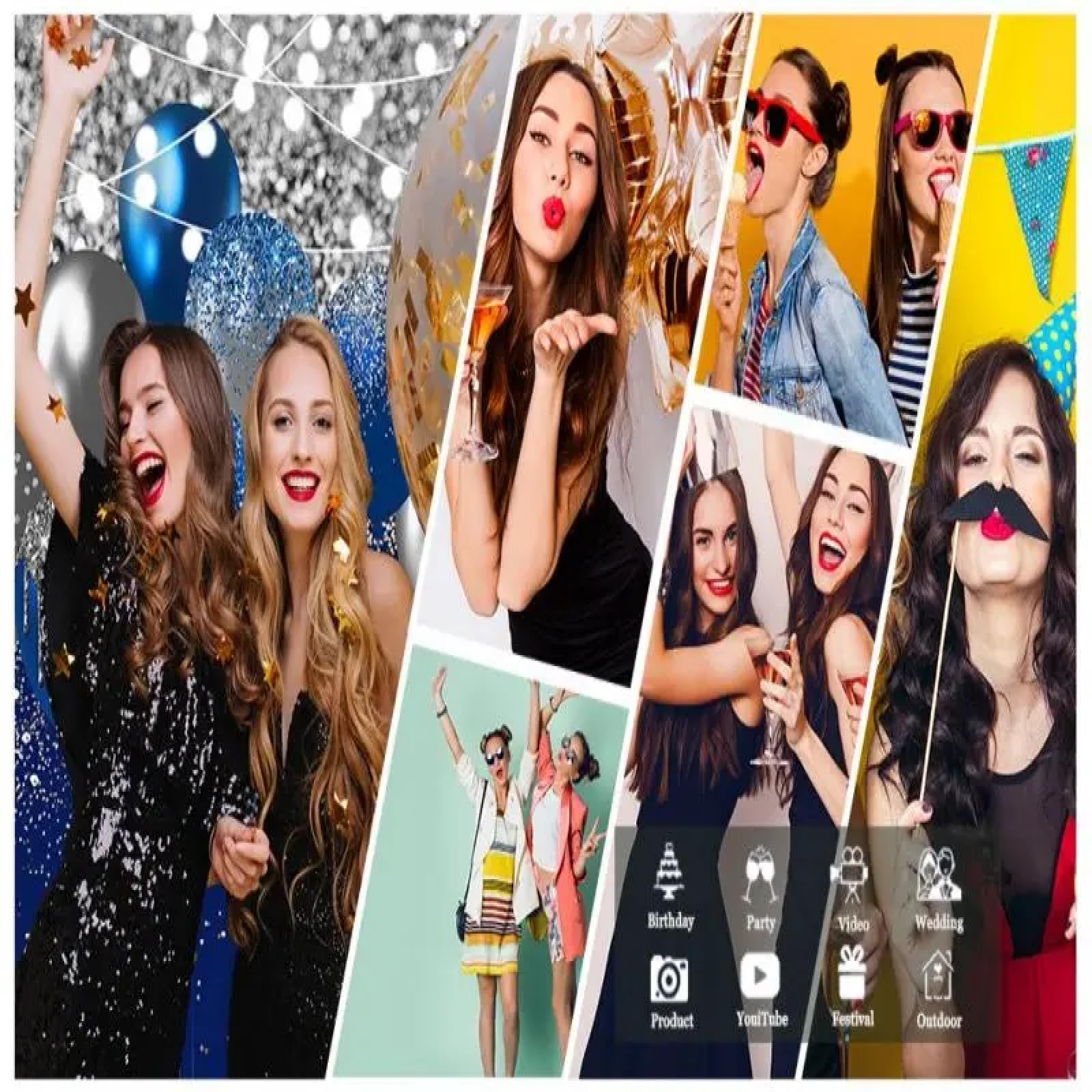 EOA Toile De Fond De Maison Magique De Rue Enneigée De 2,1 X 1,5 M Pour Photographie D'anniversaire Harry Alley Potter, Fond Photo, Fête, Papier Peint Accessoires Muraux