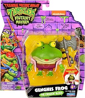 Teenage Mutant Ninja Turtles: Mutant Mayhem 4β Genghis Frog Basic Action Figure by Playmates Toys