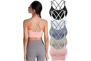 4-Pack Strappy Sports Bra for Women