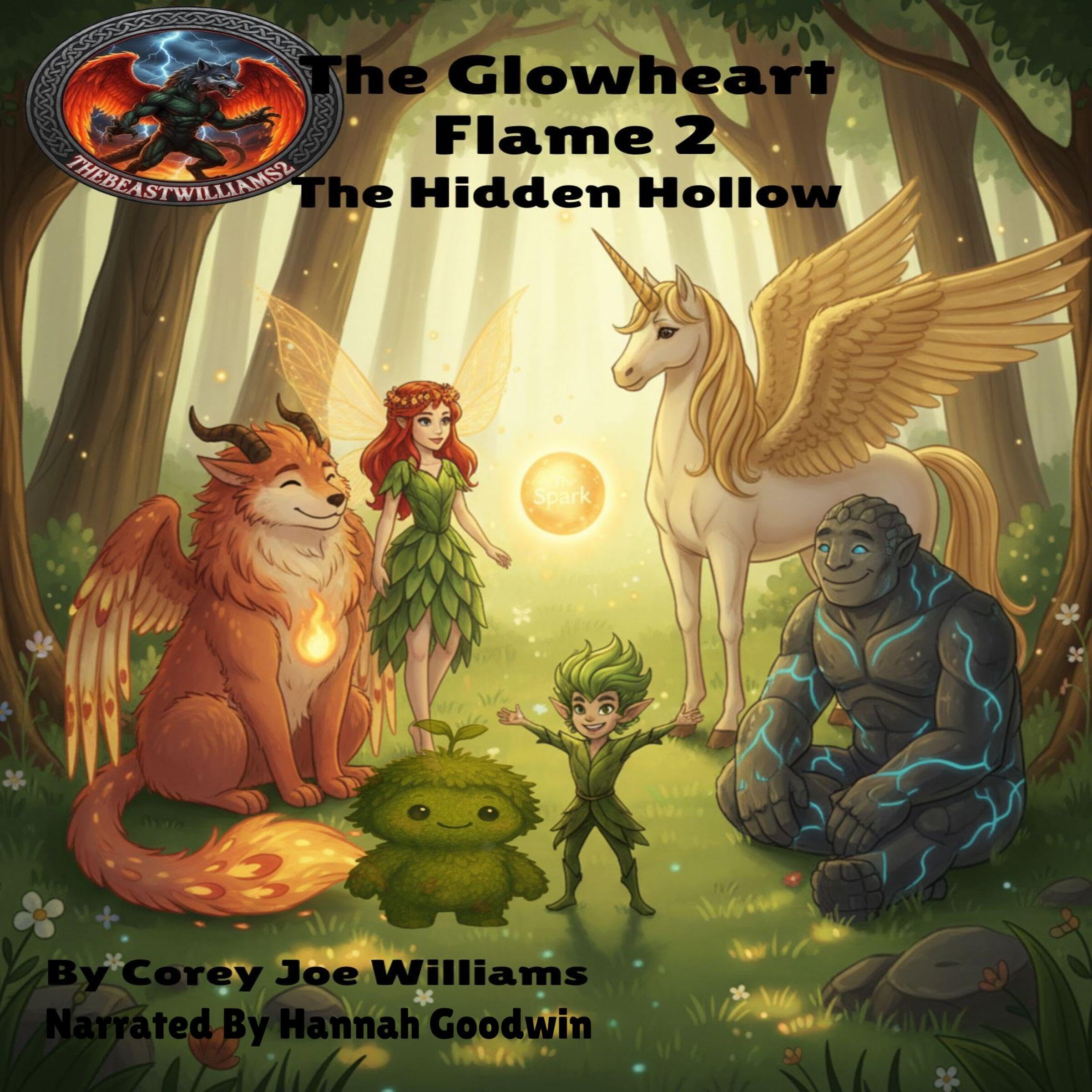 Cover art for The Glowheart Flame 2: The Hidden Hollow