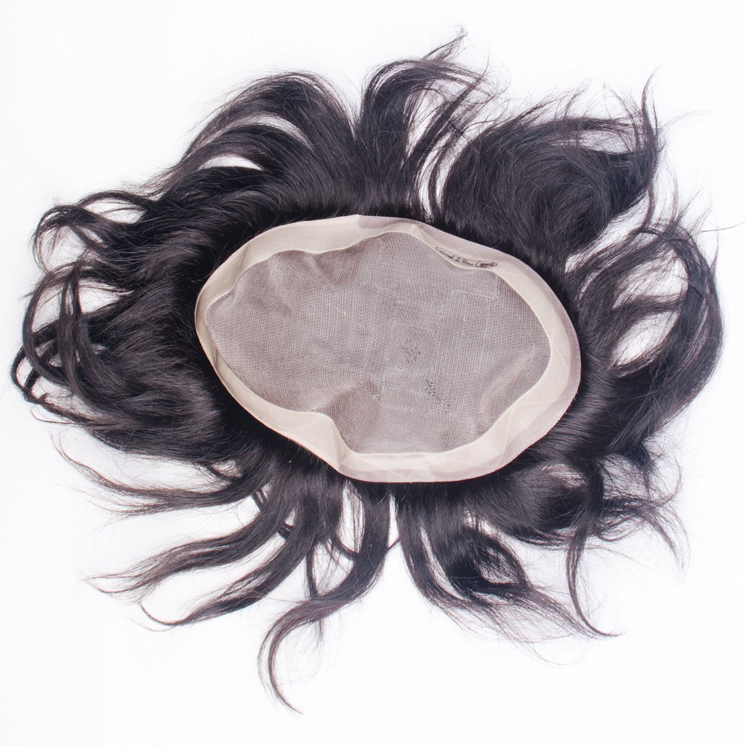 Confidence Human Hair Patch For Men, Toupee, Men Wig, Original Human Hair Wig (Colors Are Available Black And Dark Brown) Pack Of 1 (Normal-Monofilament-Hair-Toupee, 9X6)-image-34