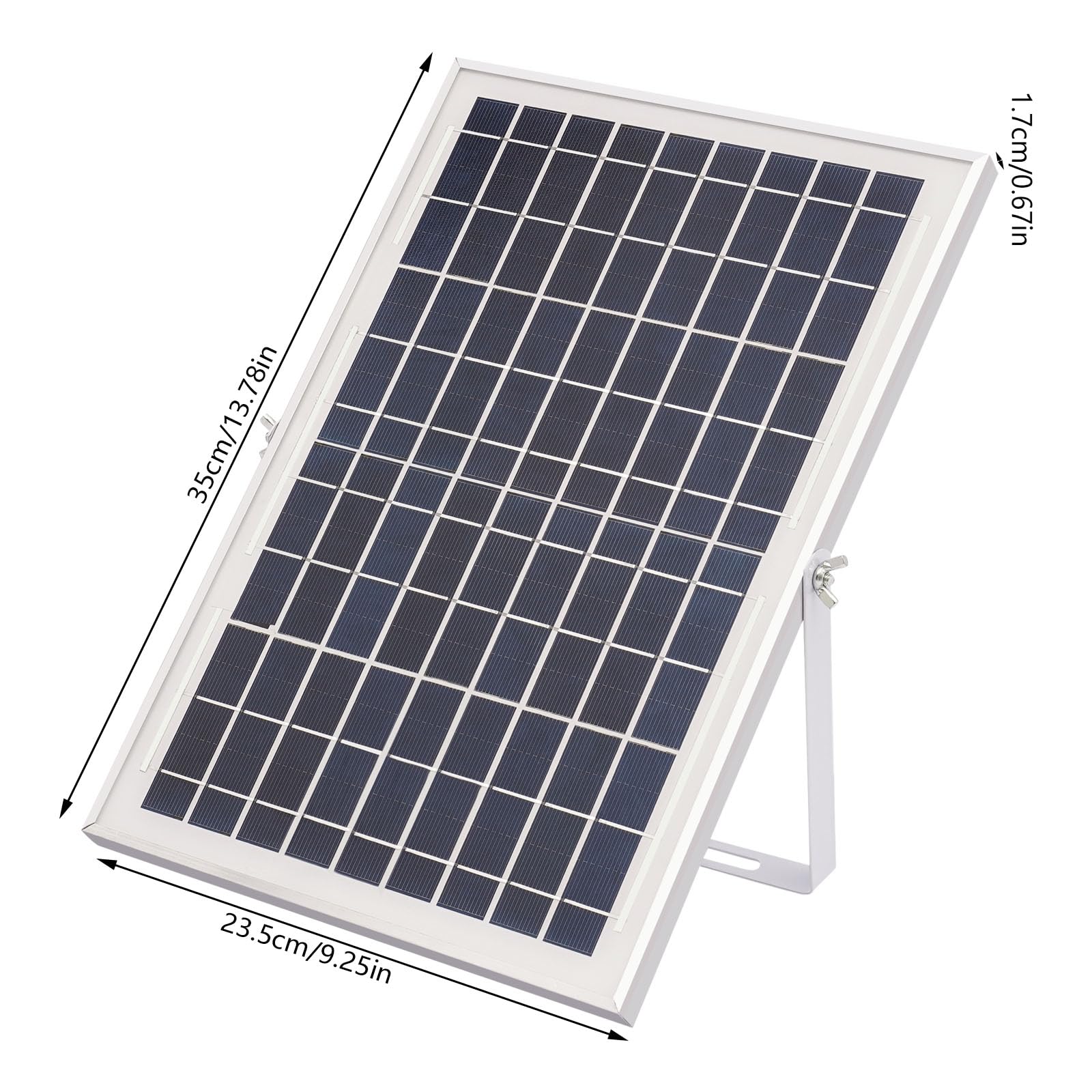 Fontana solare per laghetto 1000 l/h 17 V 10 W pompa per giardino BG100159