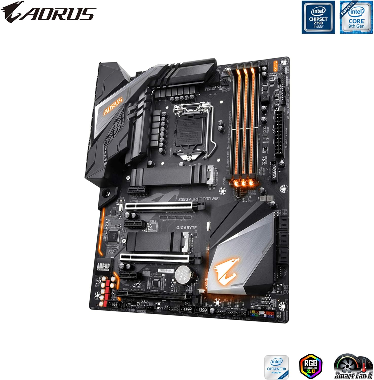 Bеѕt Dеаl GIGABYTE Z390 AORUS PRO Wi-Fi (Intel LGA1151/Z390/ATX/2xM.2 Thermal Guard/Onboard AC Wi-Fi/RGB Fusion/Gaming Motherboard)