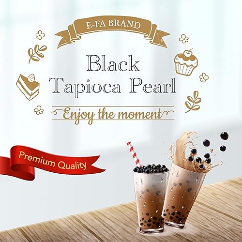 Miniatura 7 de E-FA - Boba de perlas de tapioca negra 22 libras