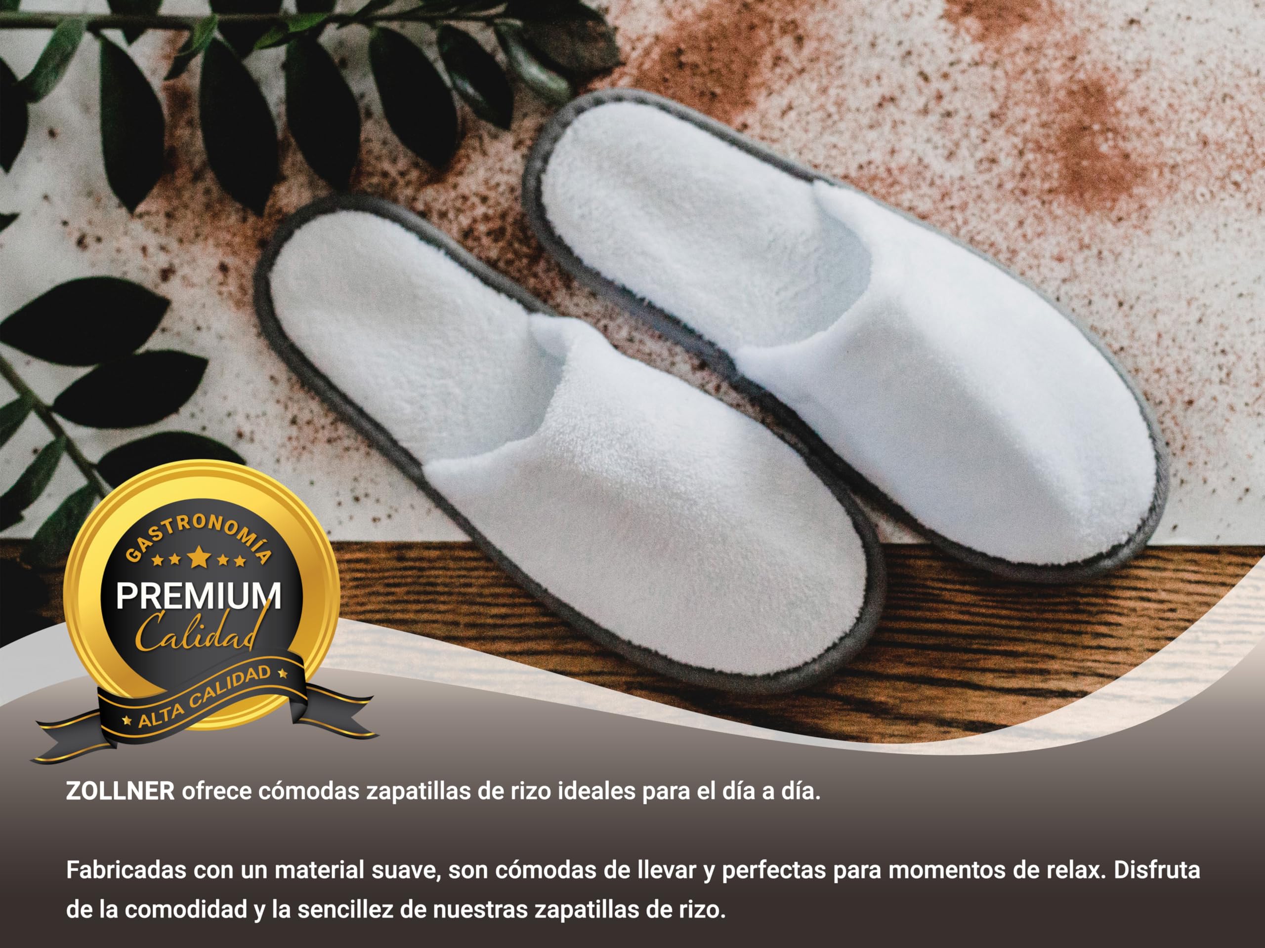 ZOLLNER 10 pares de zapatillas de viaje y hotel, antideslizantes, muy suaves, 506